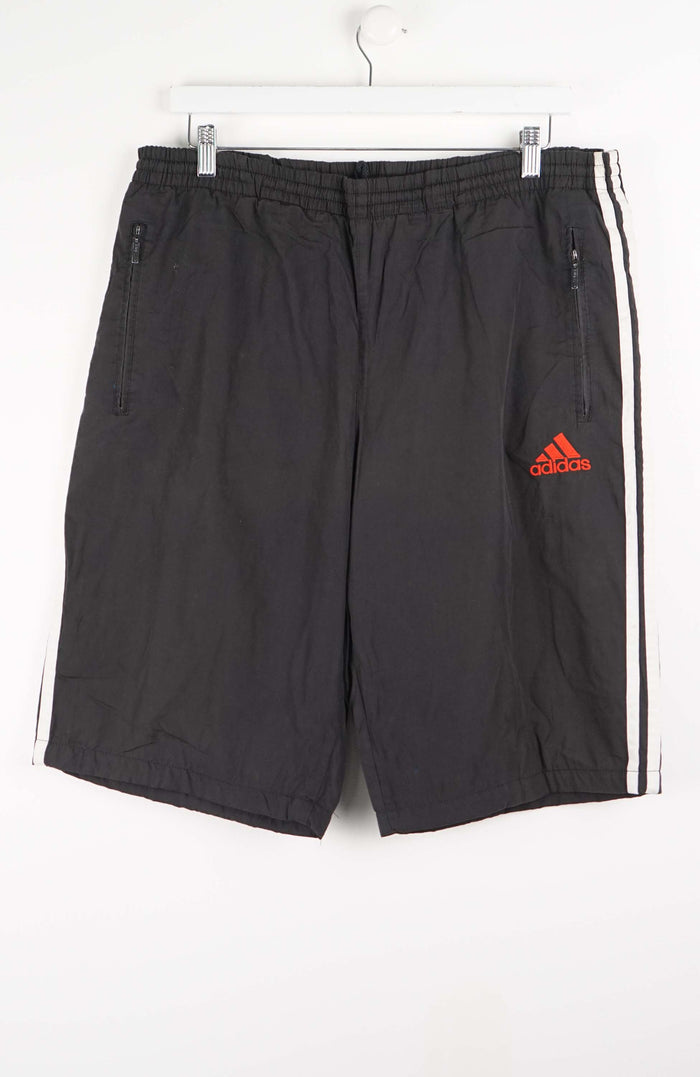 VINTAGE ADIDAS TRACK PANT SHORTS (XL)