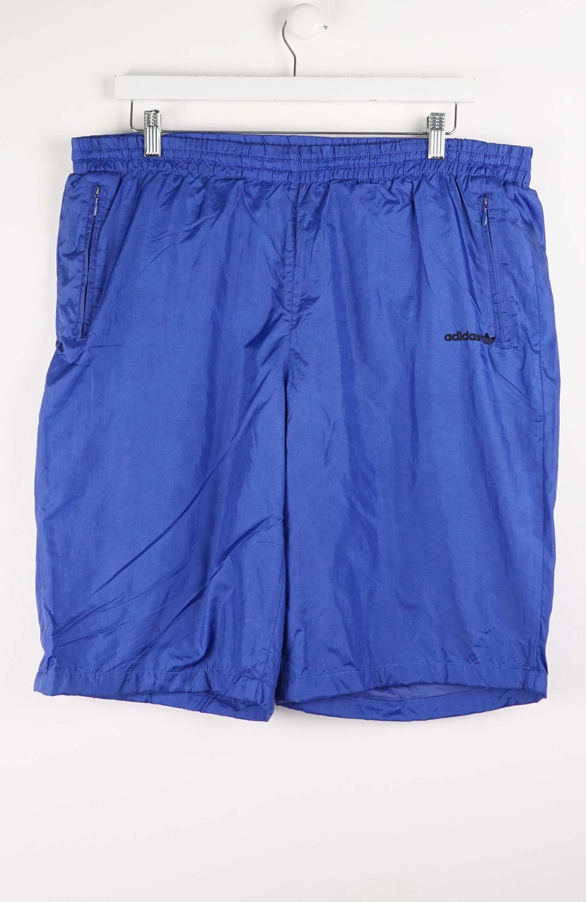 VINTAGE ADIDAS TRACK PANT SHORTS (XL)
