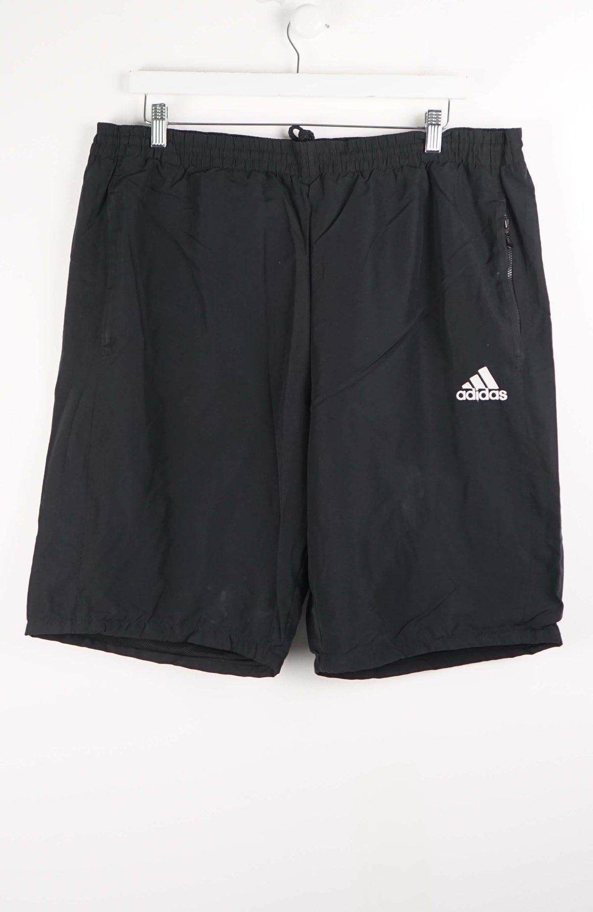 VINTAGE ADIDAS TRACK PANT SHORTS (XL)