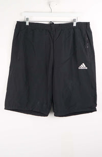 VINTAGE ADIDAS TRACK PANT SHORTS (XL)