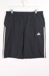 VINTAGE ADIDAS TRACK PANT SHORTS (XL)