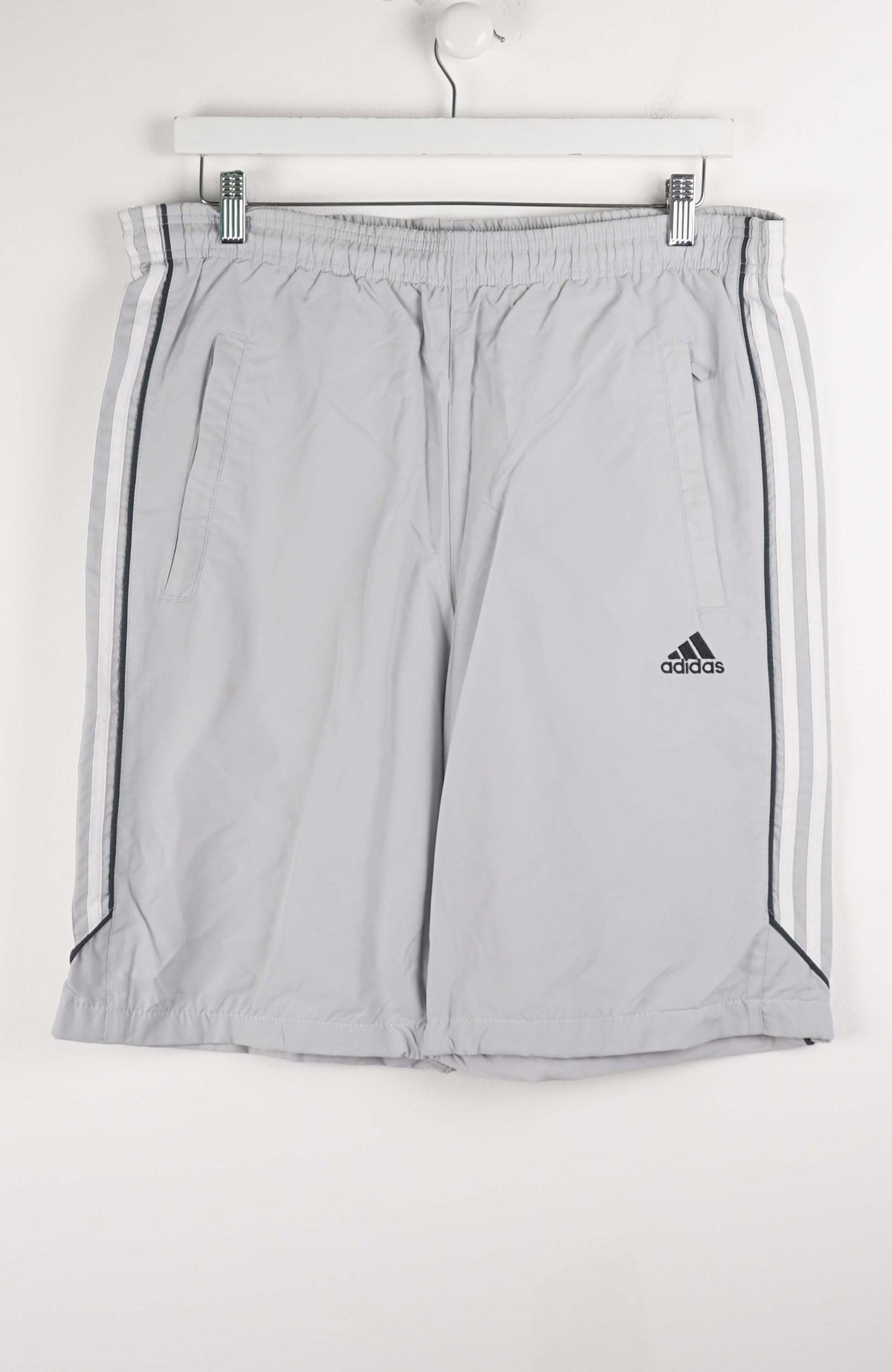 VINTAGE ADIDAS TRACK PANT SHORTS (XL)