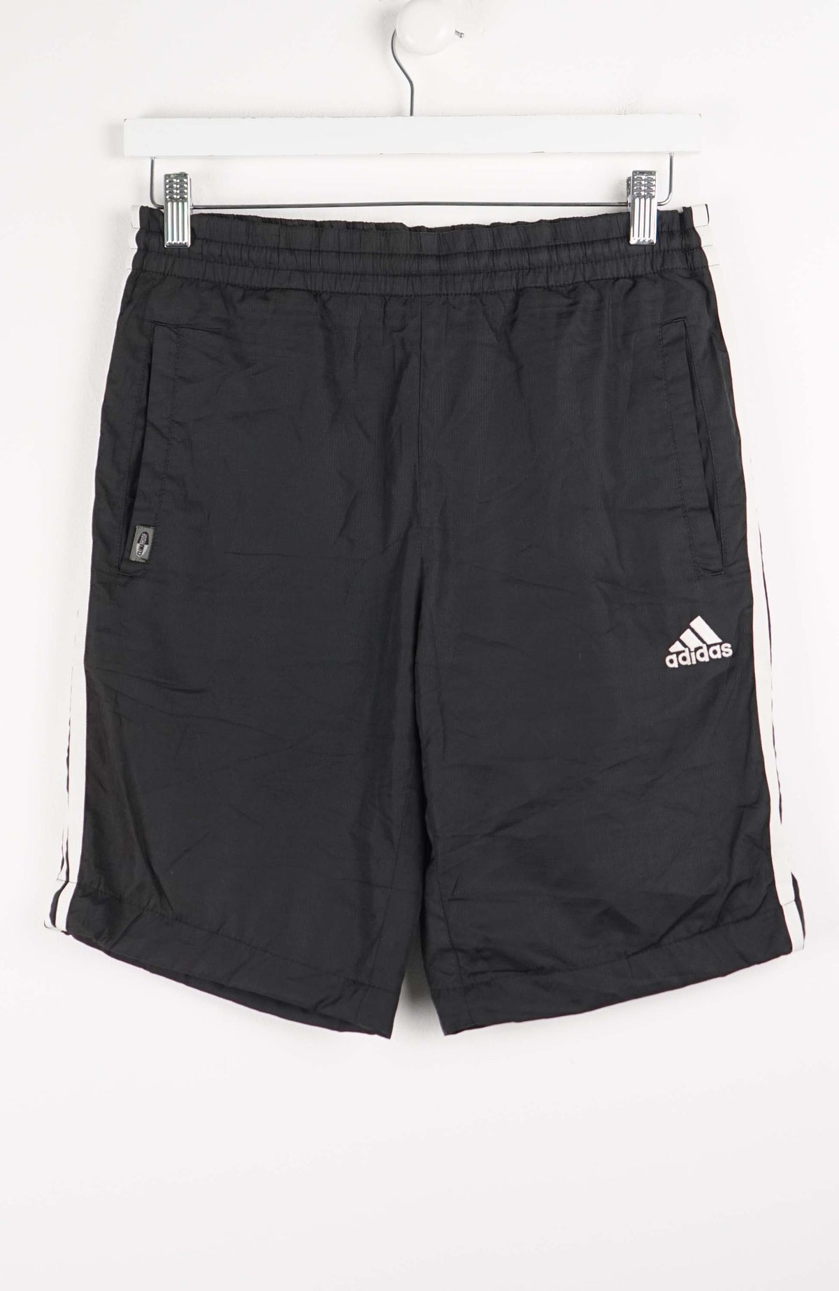 VINTAGE ADIDAS TRACK PANT SHORTS (XS)