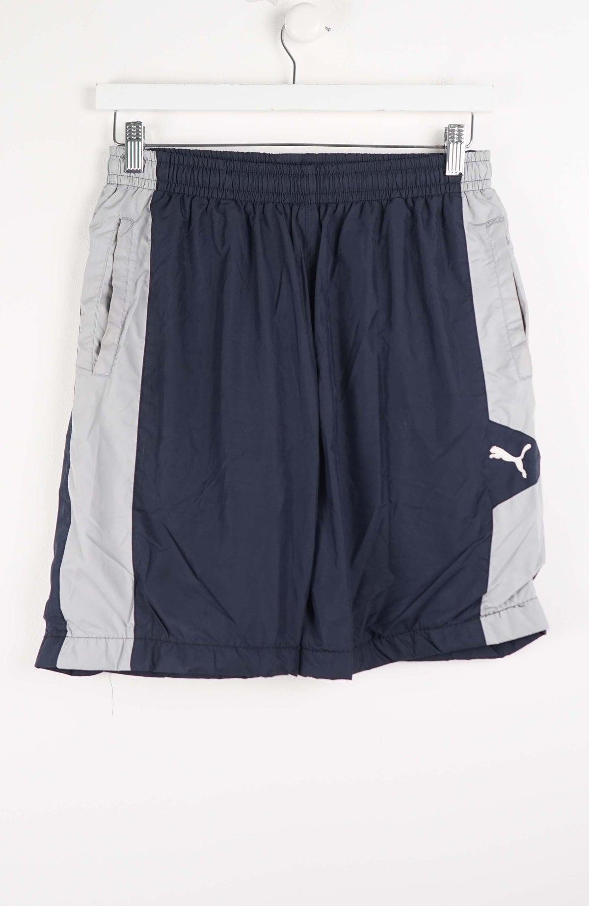 VINTAGE ADIDAS TRACK PANT SHORTS (S)