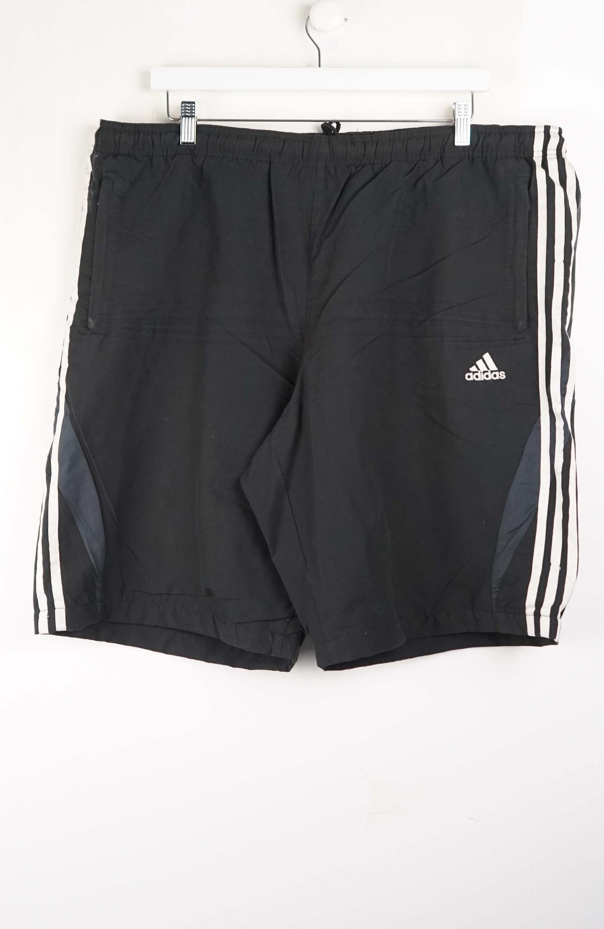 VINTAGE ADIDAS TRACK PANT SHORTS (XXL)