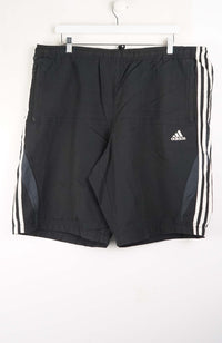 VINTAGE ADIDAS TRACK PANT SHORTS (XXL)