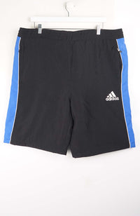 VINTAGE ADIDAS TRACK PANT SHORTS (XXL)