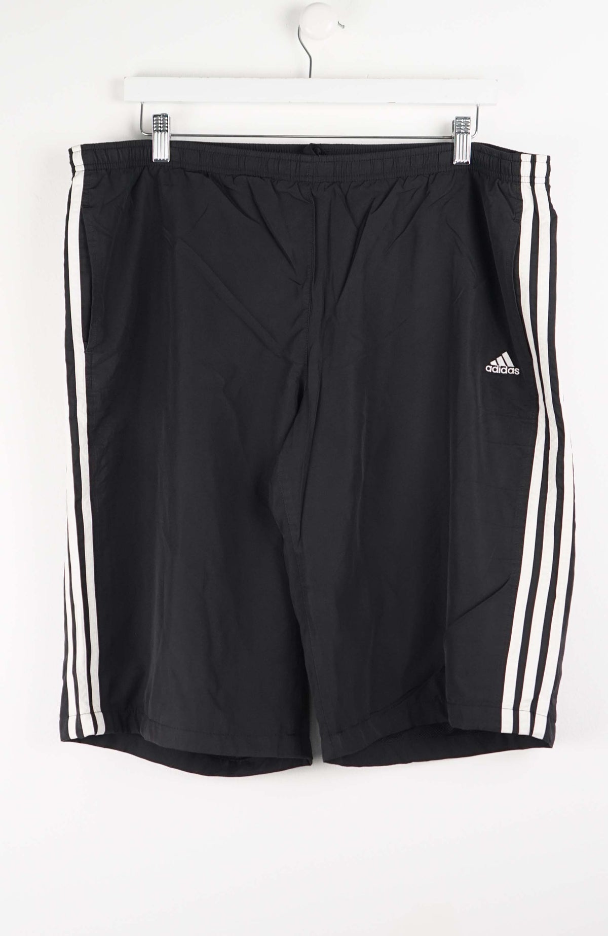 VINTAGE ADIDAS TRACK PANT SHORTS (XXL)