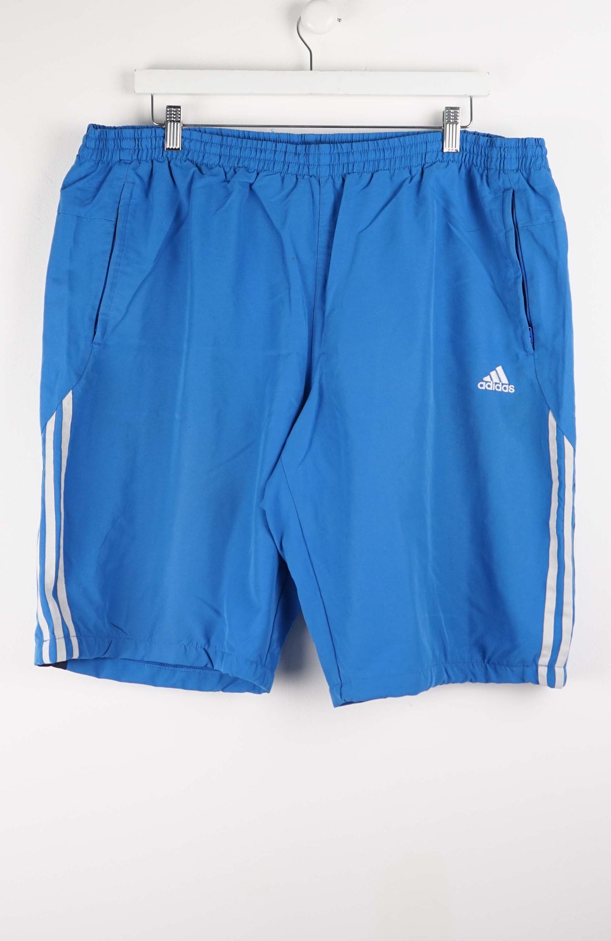 VINTAGE ADIDAS TRACK PANT SHORTS (XXL)