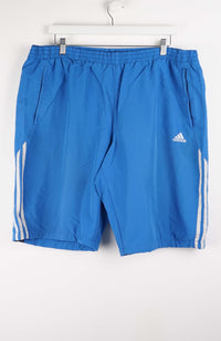 VINTAGE ADIDAS TRACK PANT SHORTS (XXL)