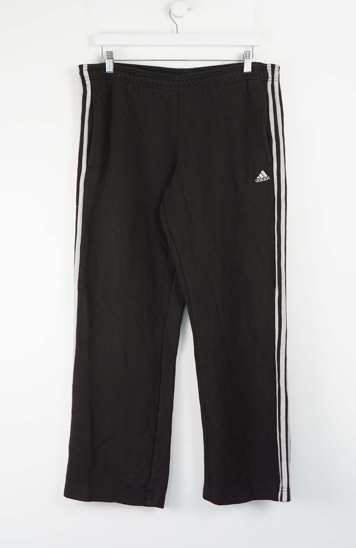 VINTAGE ADIDAS COTTON TRACK PANTS (L)