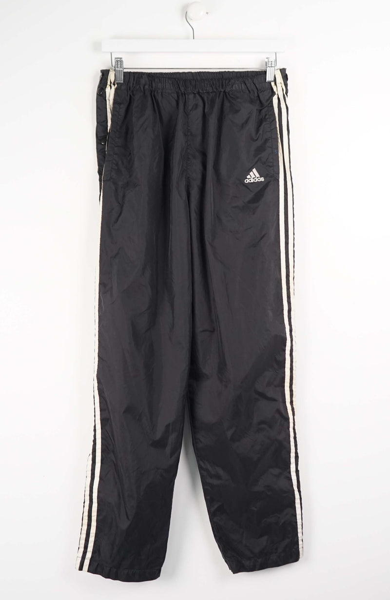VINTAGE ADIDAS SNAP TRACK PANTS (M)