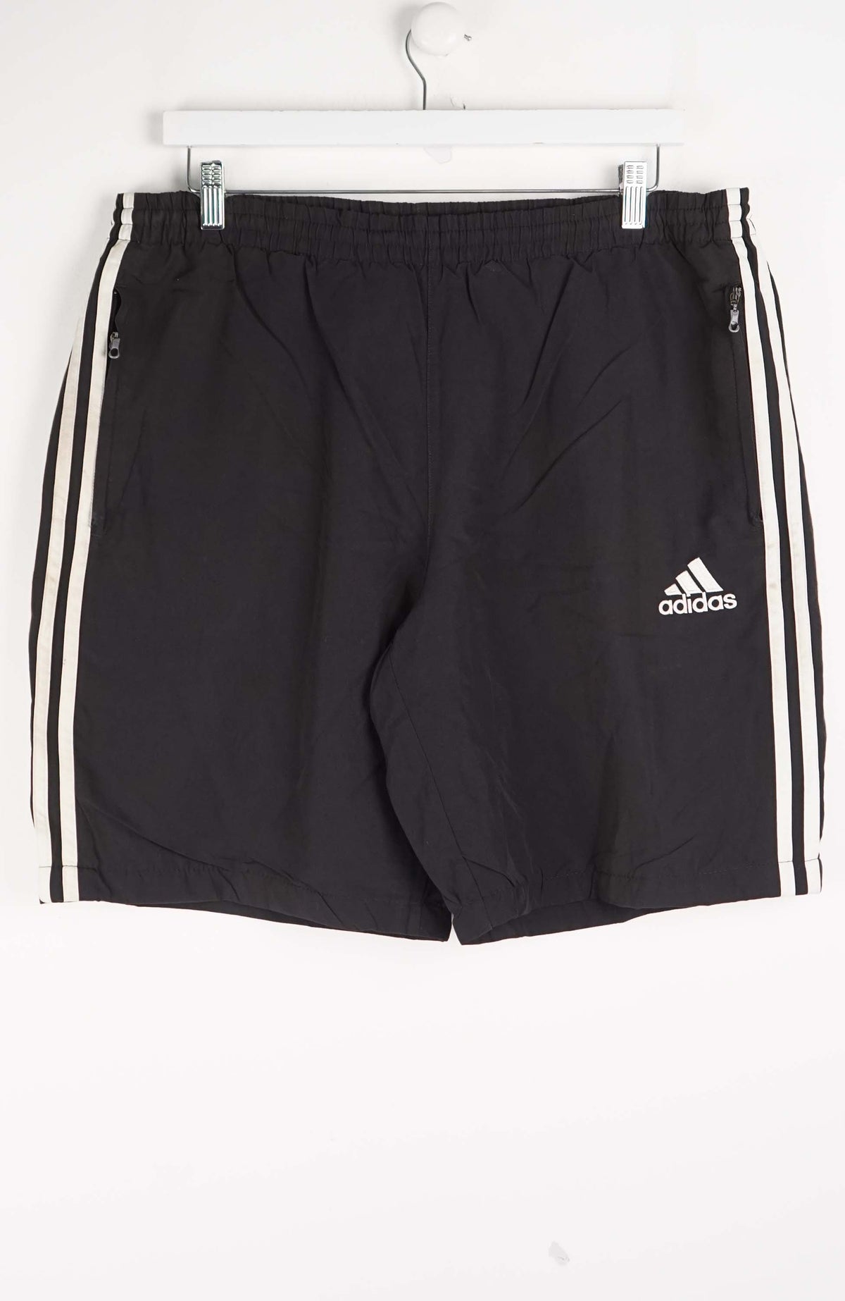 VINTAGE ADIDAS TRACK PANT SHORTS (L)