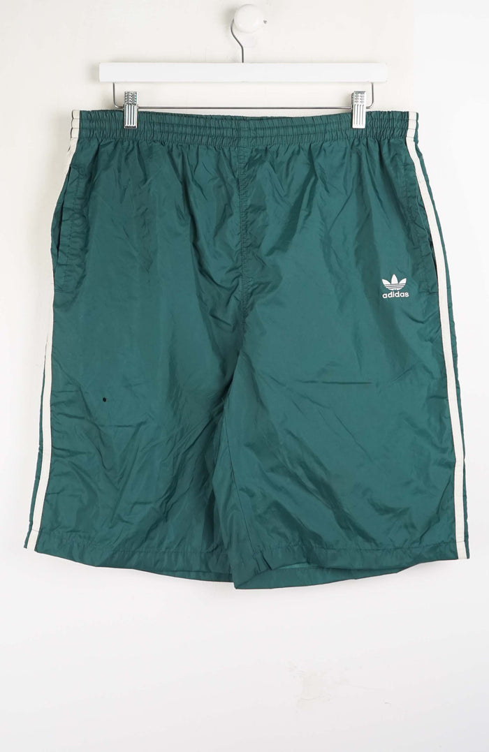 VINTAGE ADIDAS TRACK PANT SHORTS (L)