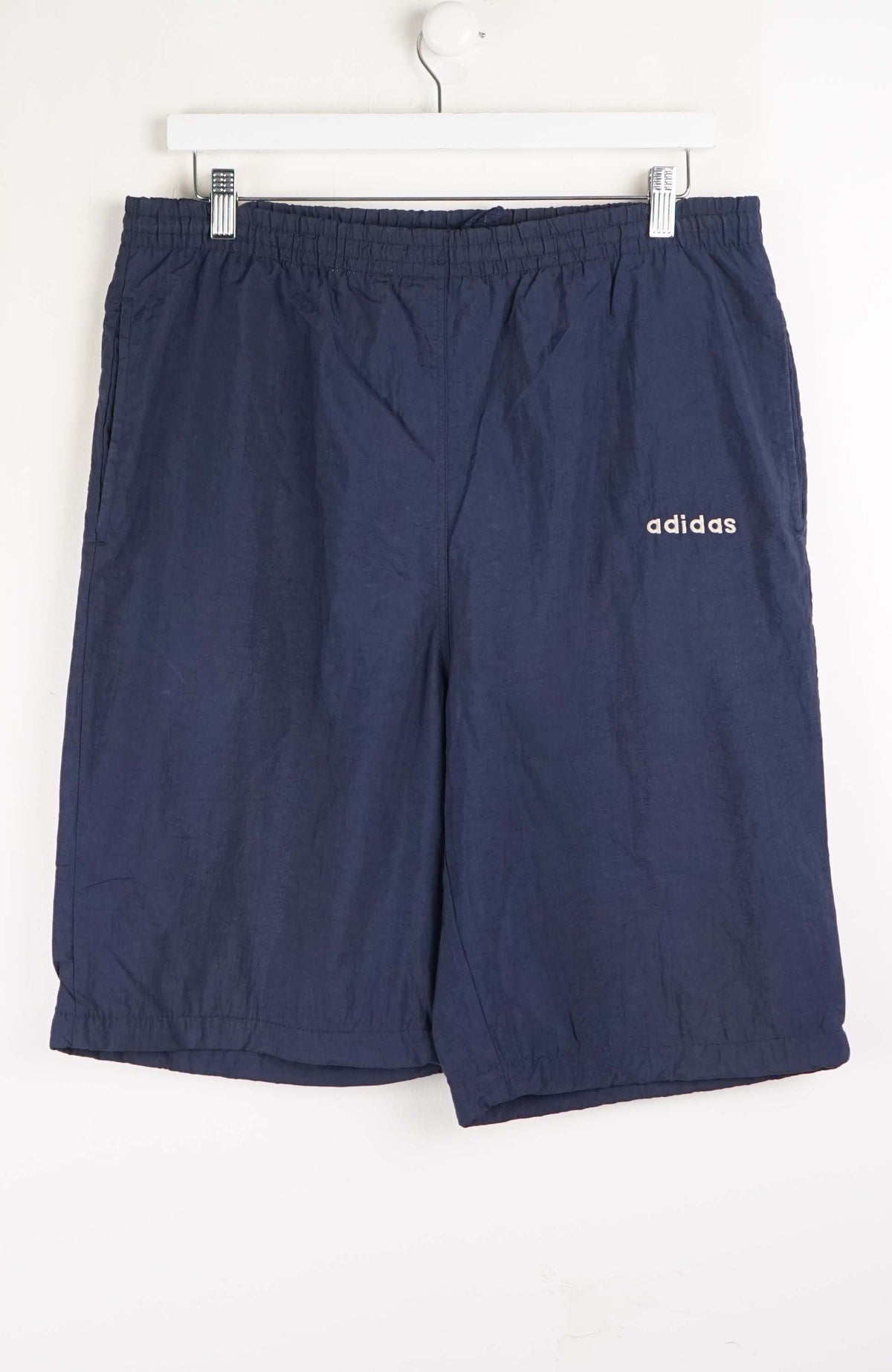VINTAGE ADIDAS TRACK PANT SHORTS (L)