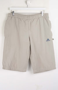 VINTAGE ADIDAS TRACK PANT SHORTS (L)