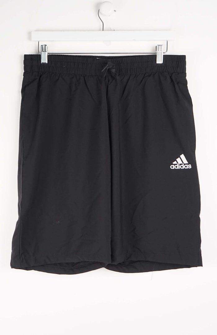 VINTAGE ADIDAS TRACK PANT SHORTS (M)