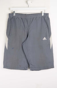 VINTAGE ADIDAS TRACK PANT SHORTS (M)