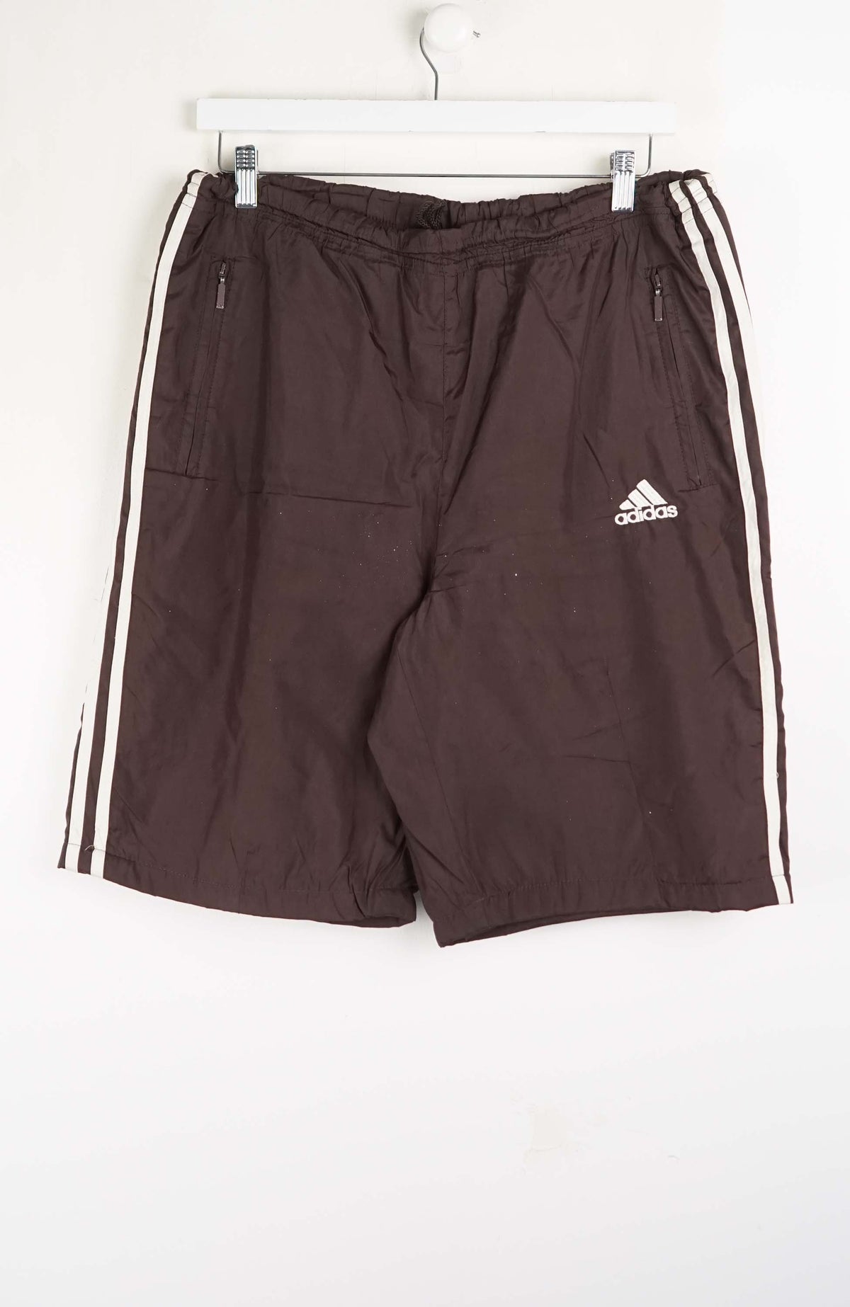 VINTAGE ADIDAS TRACK PANT SHORTS (M)
