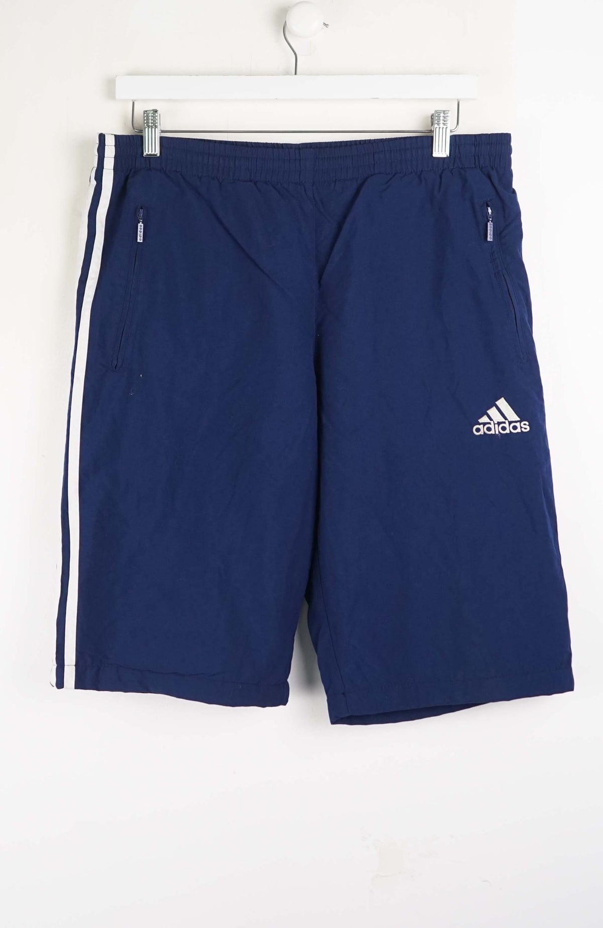 VINTAGE ADIDAS TRACK PANT SHORTS (M)