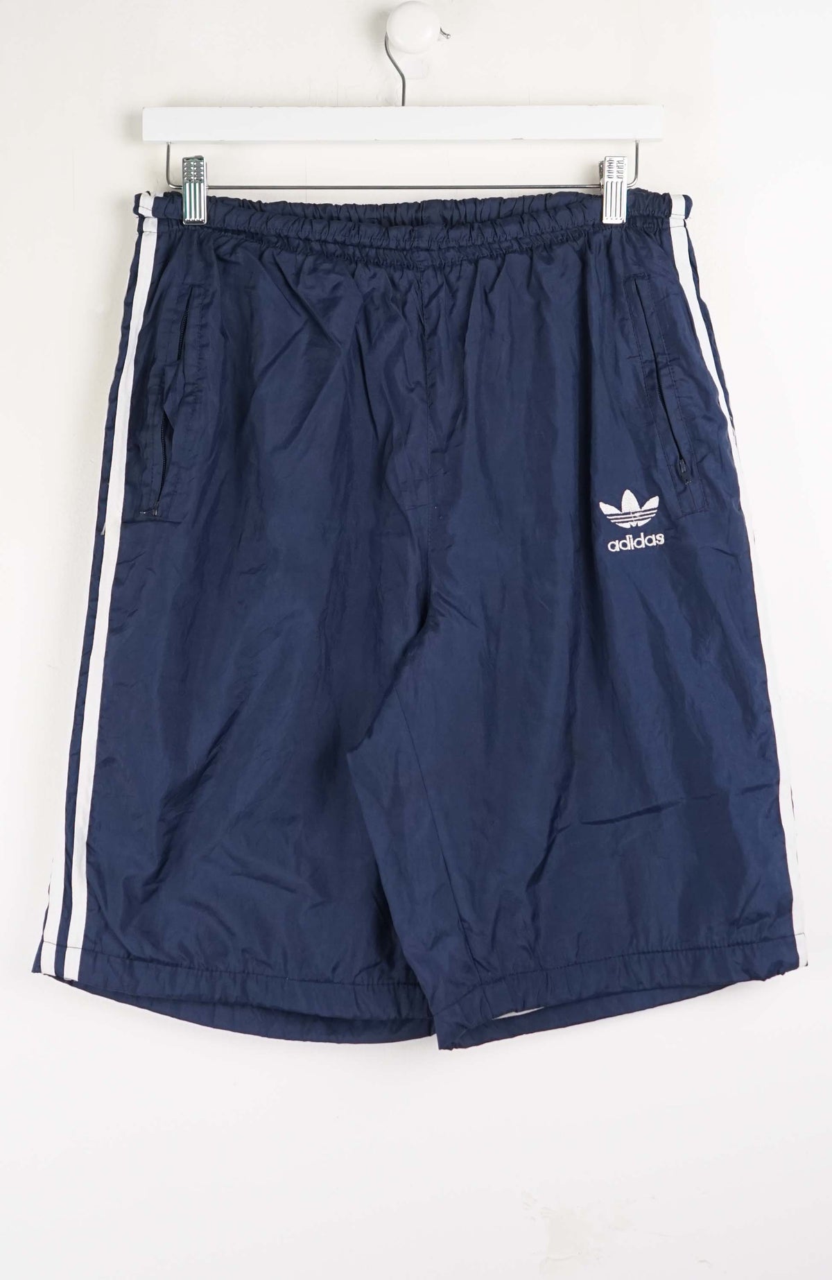 VINTAGE ADIDAS TRACK PANT SHORTS (M)