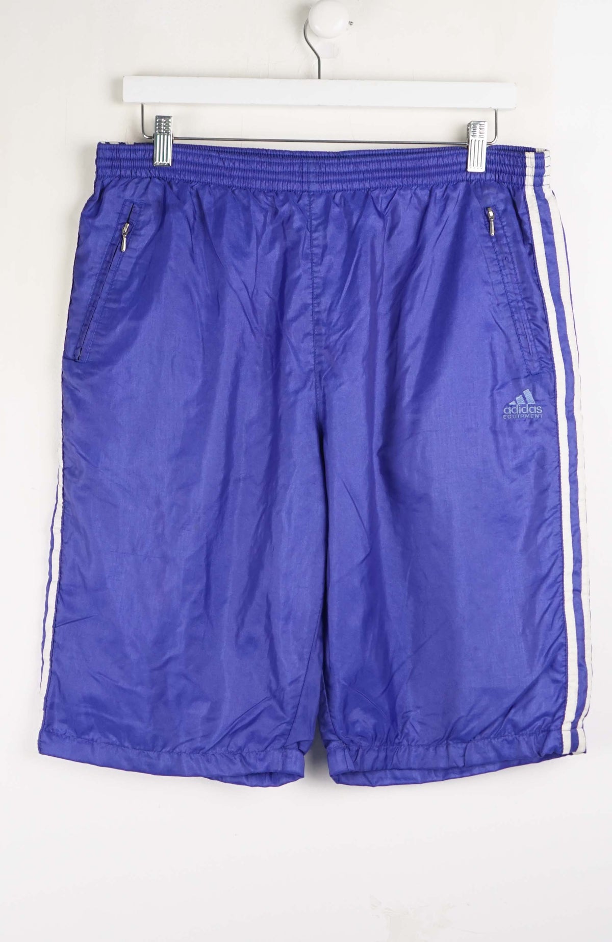 VINTAGE ADIDAS TRACK PANT SHORTS (M)