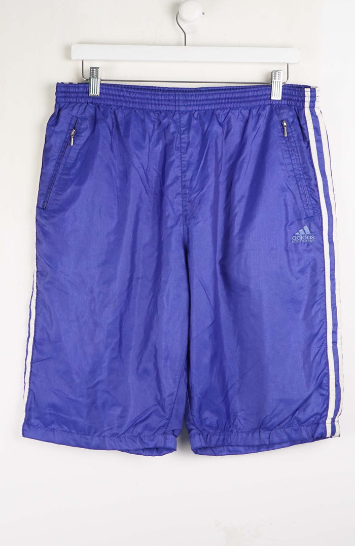 VINTAGE ADIDAS TRACK PANT SHORTS (M)