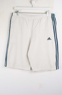 VINTAGE ADIDAS TRACK PANT SHORTS (M)
