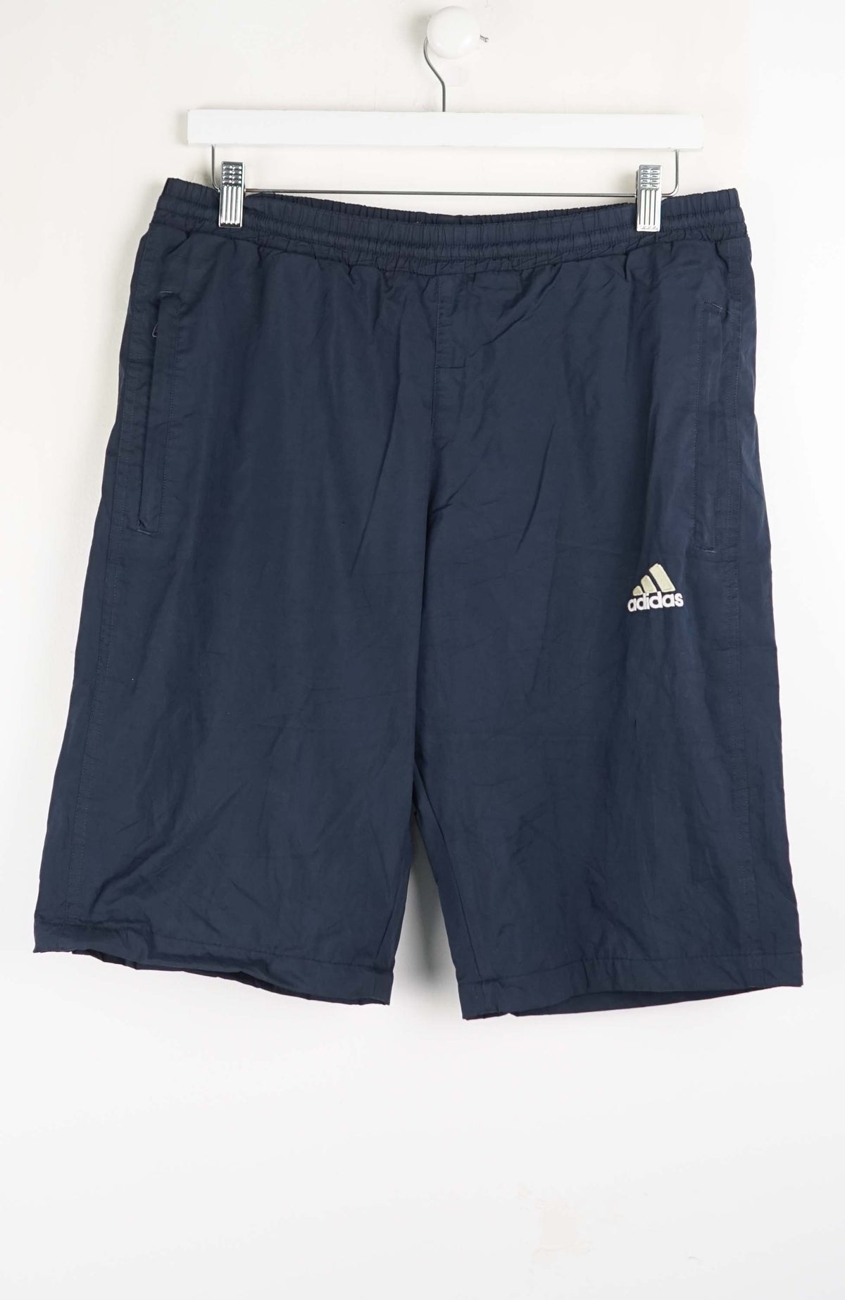 VINTAGE ADIDAS TRACK PANT SHORTS (M)