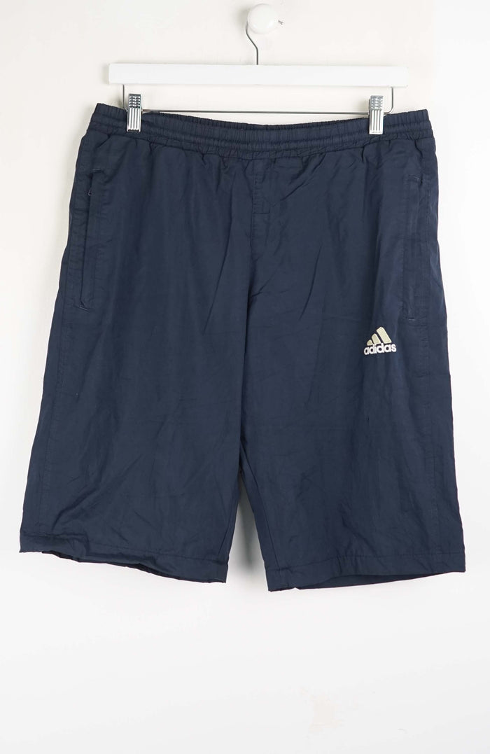 VINTAGE ADIDAS TRACK PANT SHORTS (M)