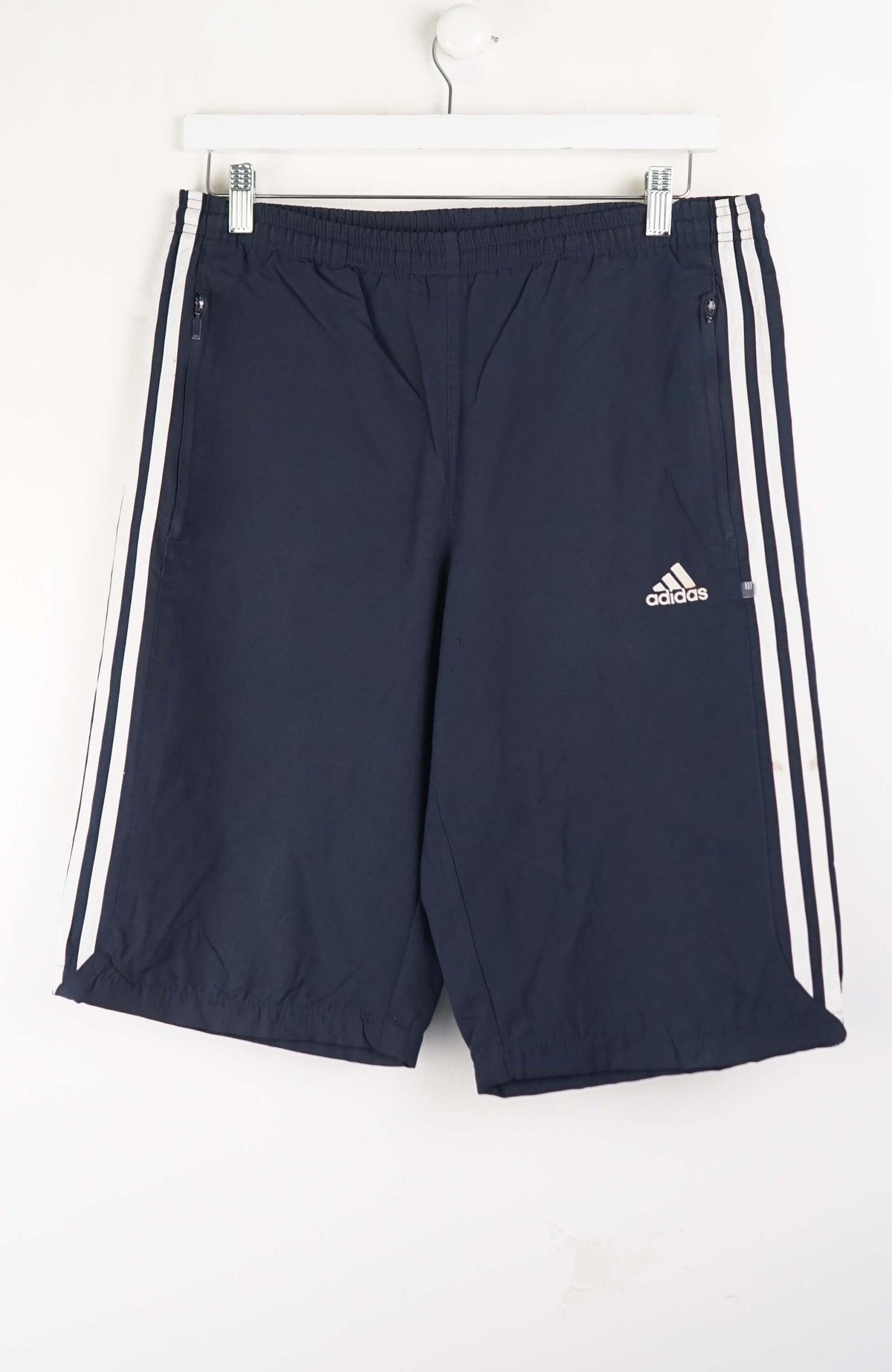 VINTAGE ADIDAS TRACK PANT SHORTS (M)