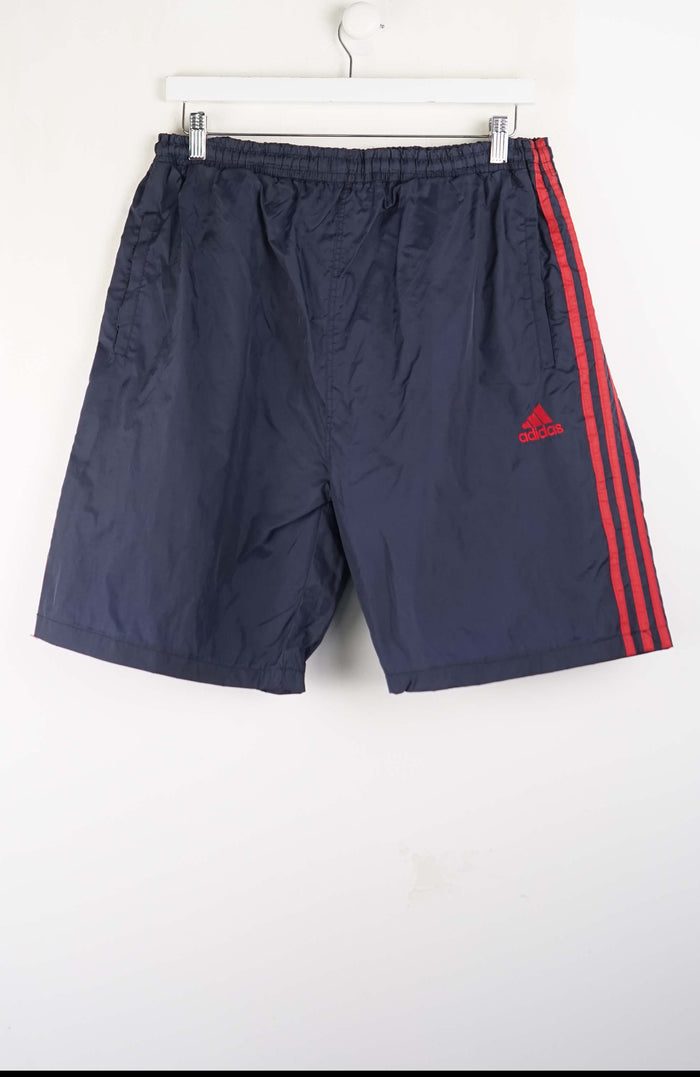 VINTAGE ADIDAS TRACK PANT SHORTS (M)