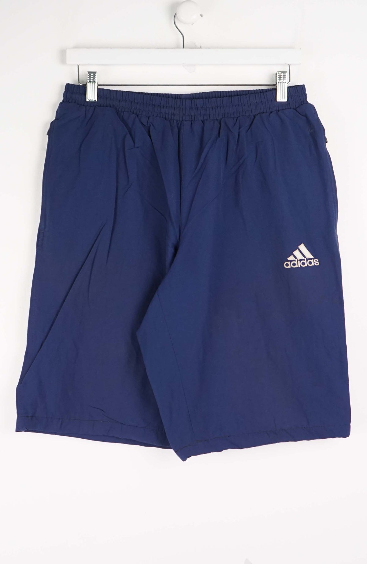 VINTAGE ADIDAS TRACK PANT SHORTS (S)