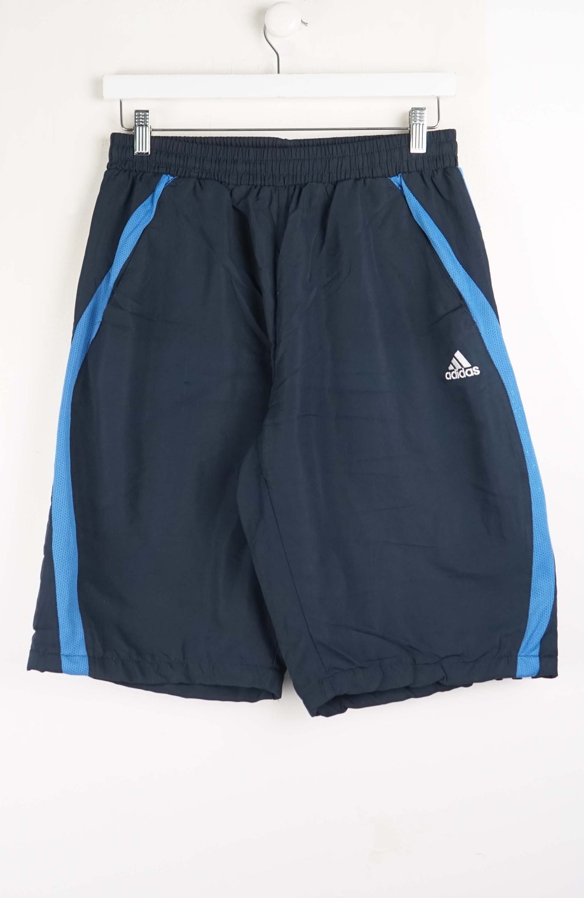 VINTAGE ADIDAS TRACK PANT SHORTS (S)