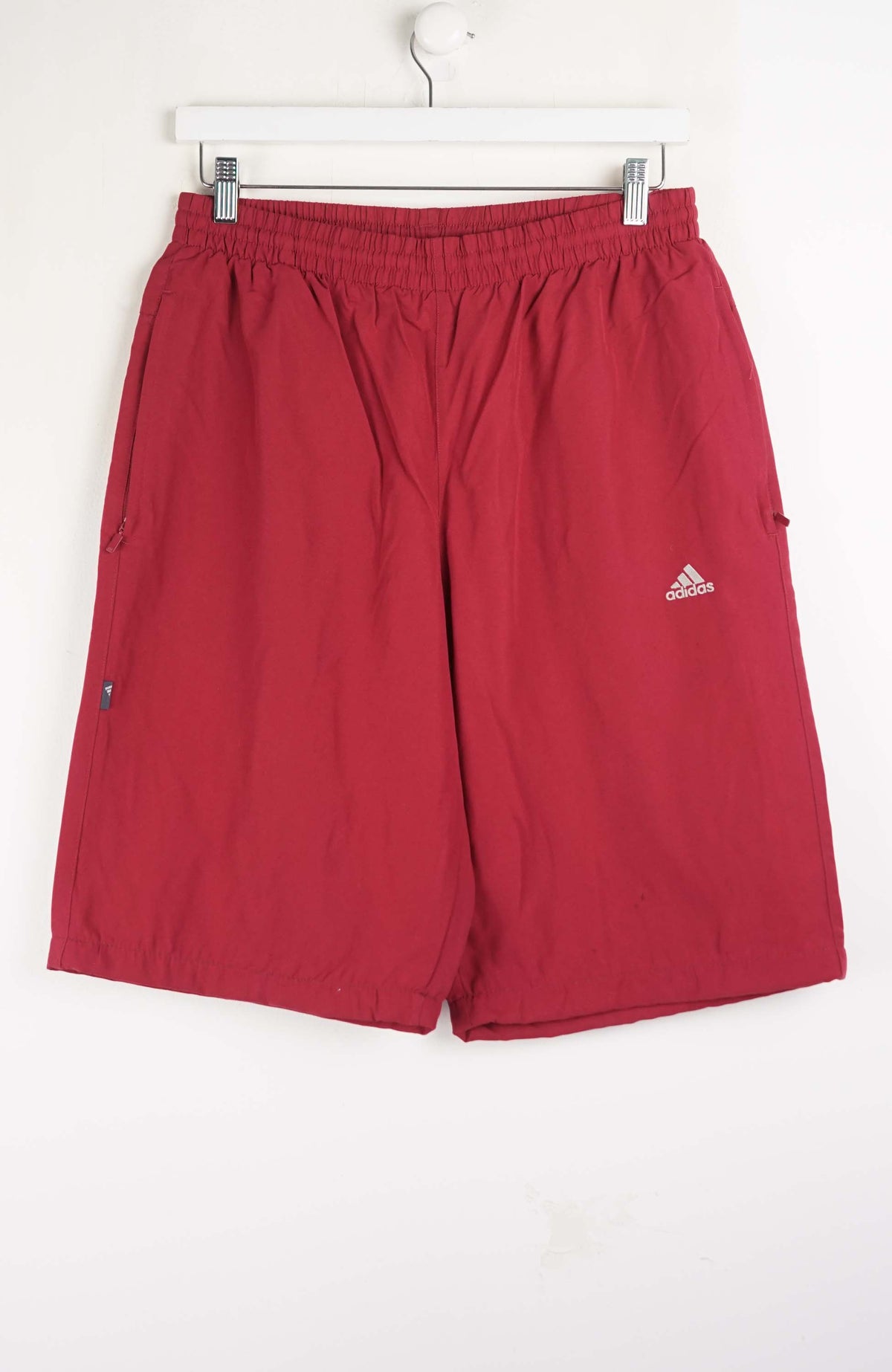VINTAGE ADIDAS TRACK PANT SHORTS (S)