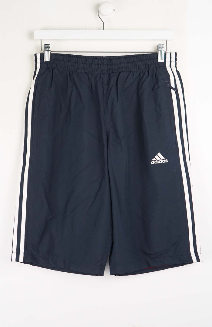 VINTAGE ADIDAS TRACK PANT SHORTS (S)