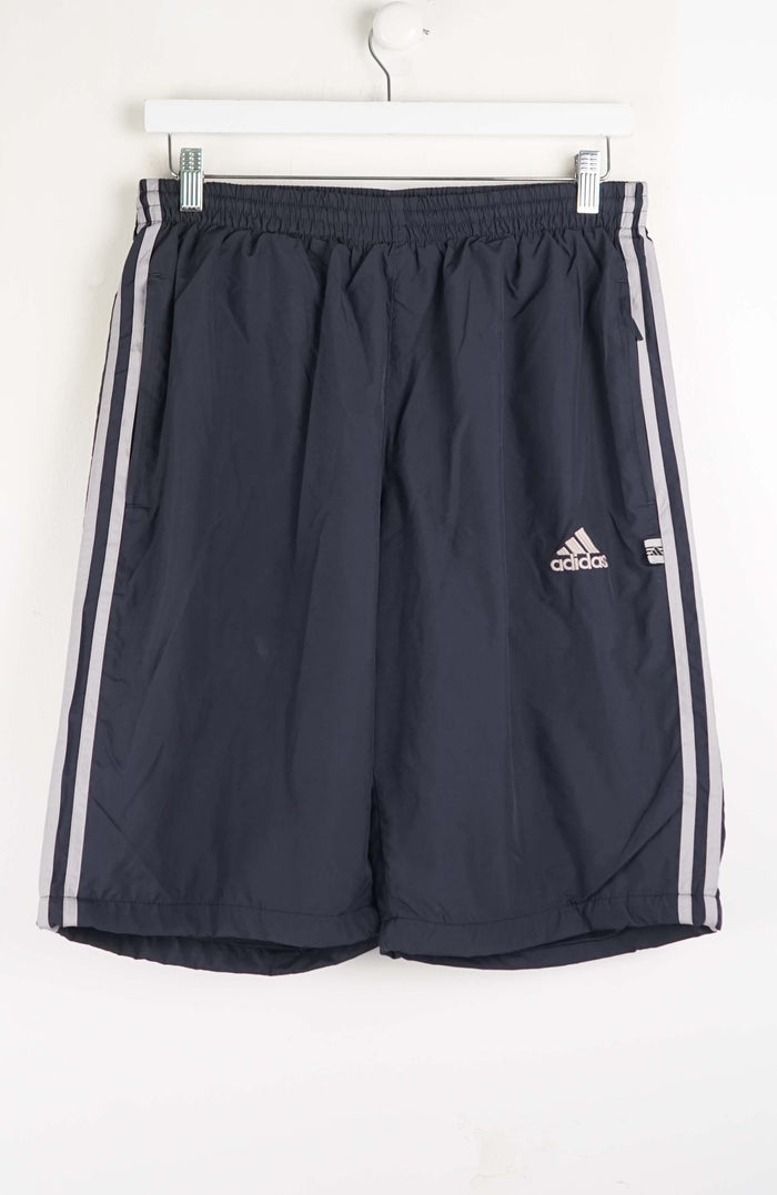 VINTAGE ADIDAS TRACK PANT SHORTS (S)