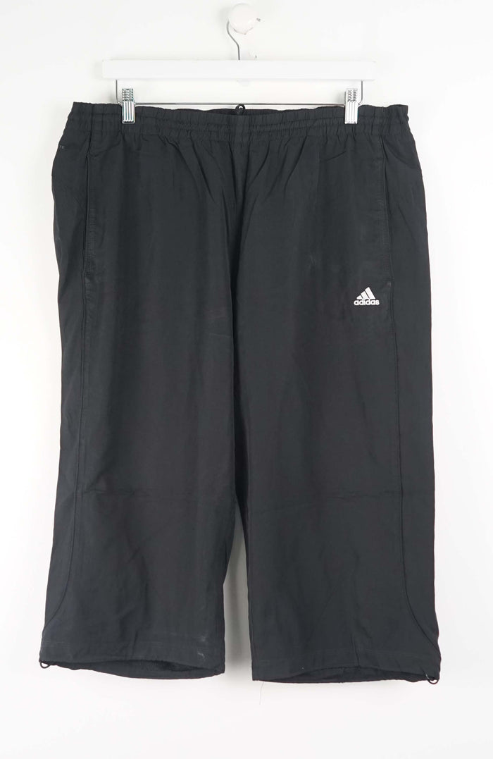 VINTAGE ADIDAS TRACK PANT SHORTS (XL)