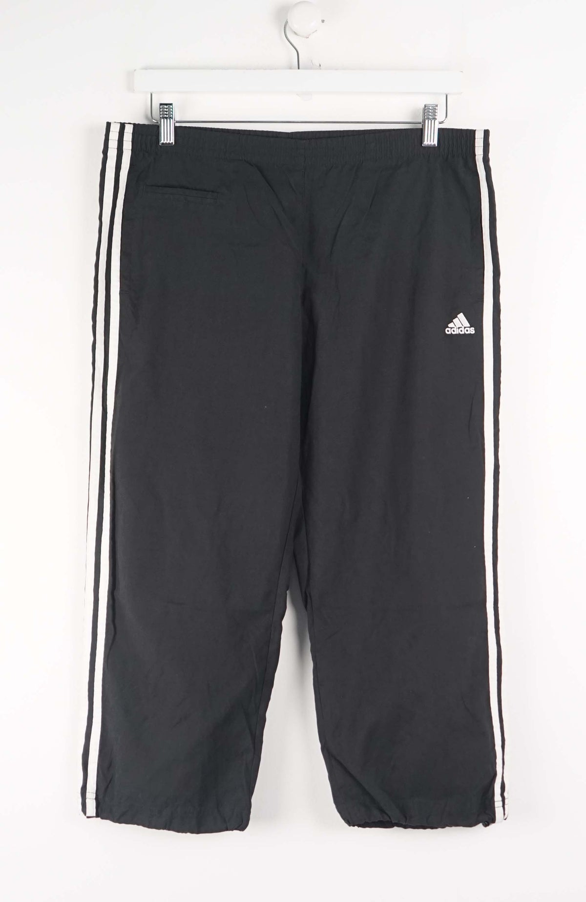VINTAGE ADIDAS TRACK PANT SHORTS (XL)