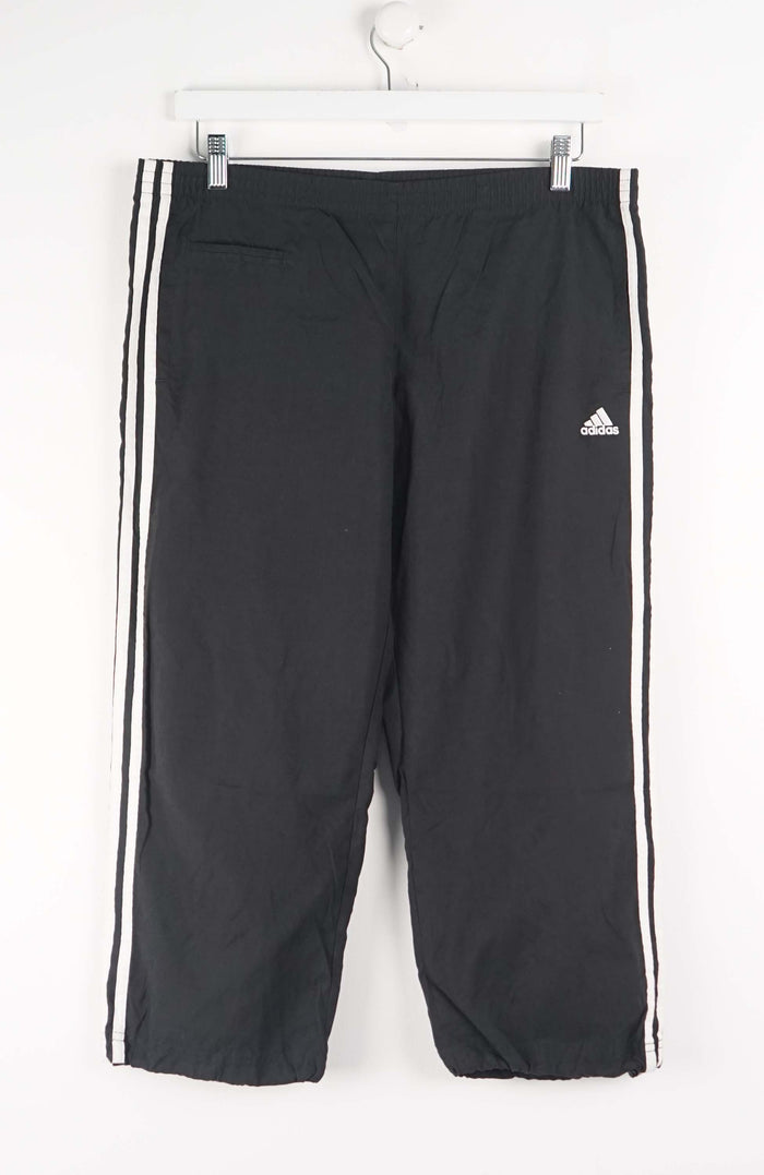 VINTAGE ADIDAS TRACK PANT SHORTS (XL)