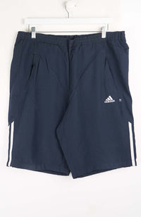 VINTAGE ADIDAS TRACK PANT SHORTS (XL)