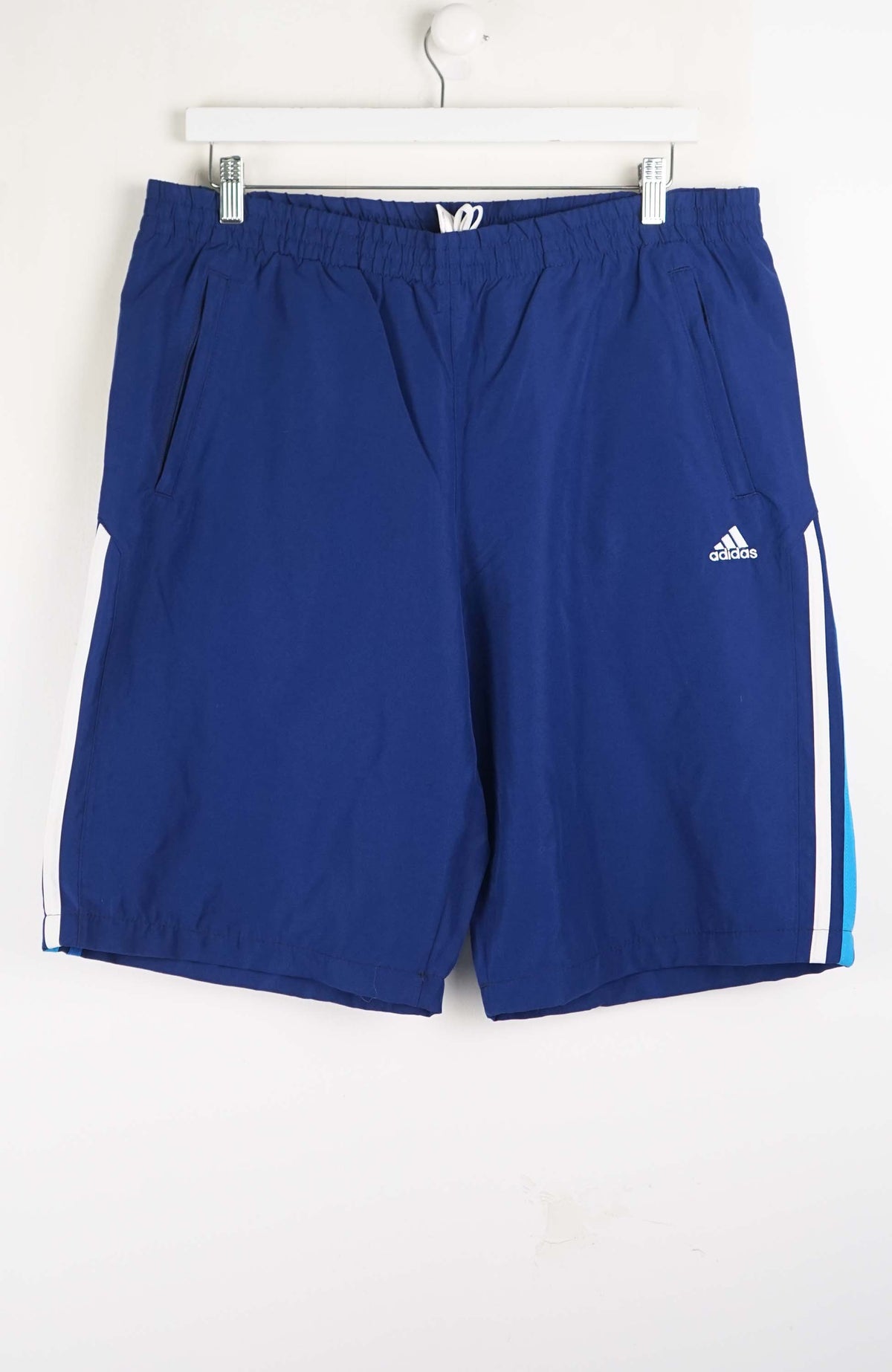 VINTAGE ADIDAS TRACK PANT SHORTS (XL)