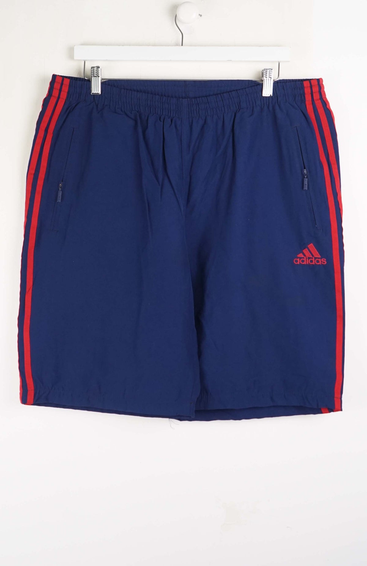 VINTAGE ADIDAS TRACK PANT SHORTS (XL)