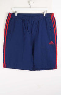 VINTAGE ADIDAS TRACK PANT SHORTS (XL)