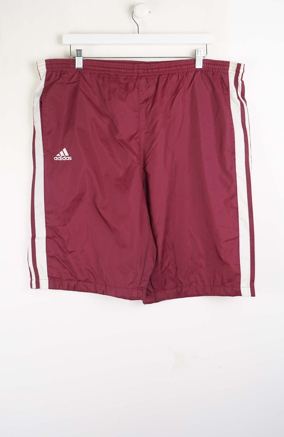 VINTAGE ADIDAS TRACK PANT SHORTS (XL)