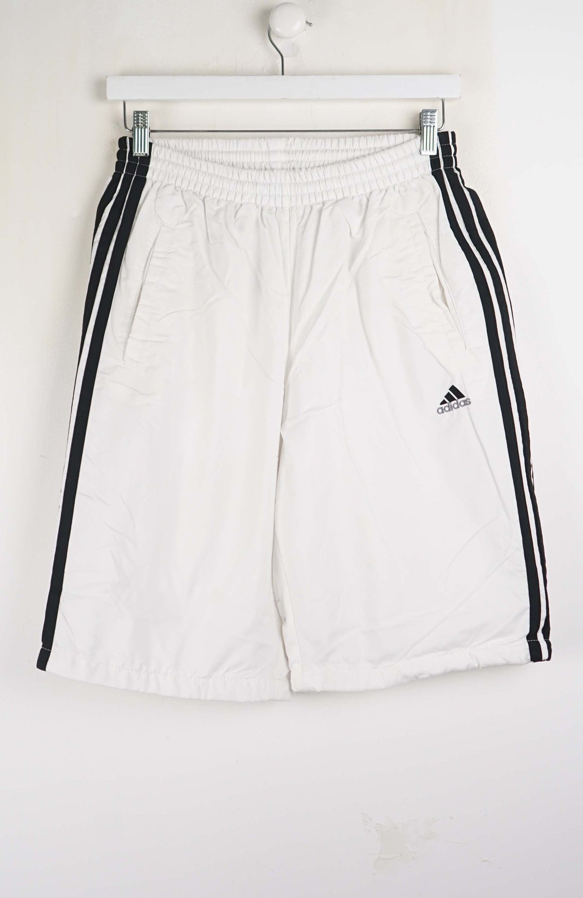 VINTAGE ADIDAS TRACK PANT SHORTS (XL)