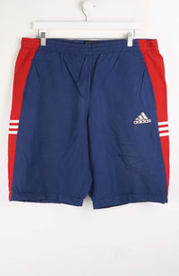 VINTAGE ADIDAS TRACK PANT SHORTS (XL)