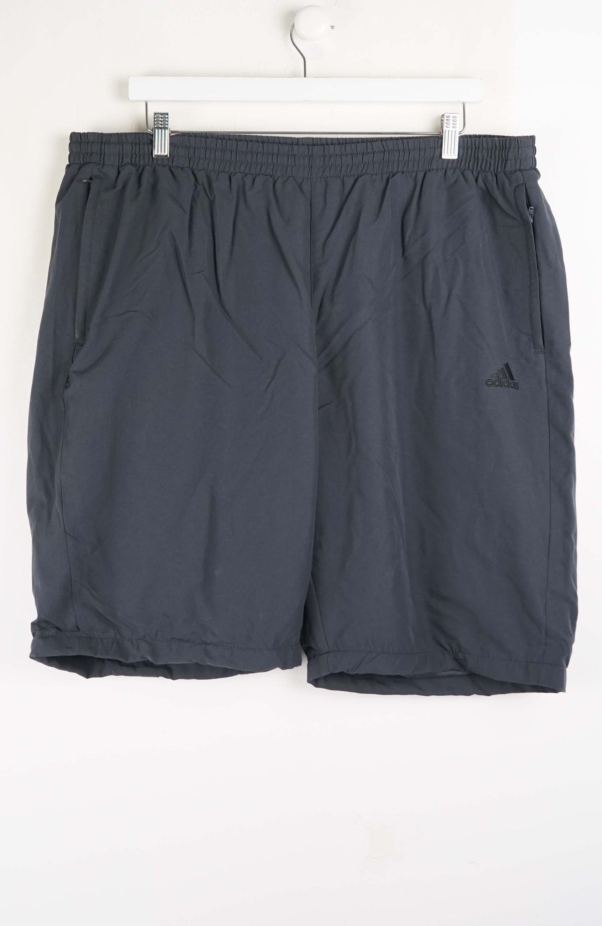 VINTAGE ADIDAS TRACK PANT SHORTS (XL)