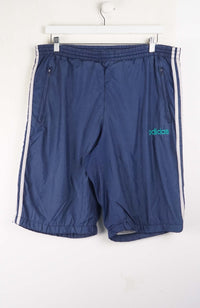 VINTAGE ADIDAS TRACK PANT SHORTS (XL)