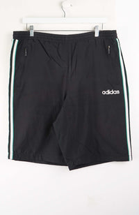 VINTAGE ADIDAS TRACK PANT SHORTS (XL)